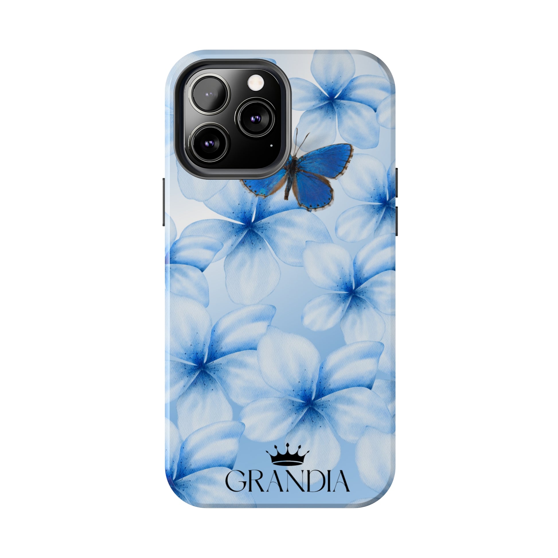 Blue flower field Hard case