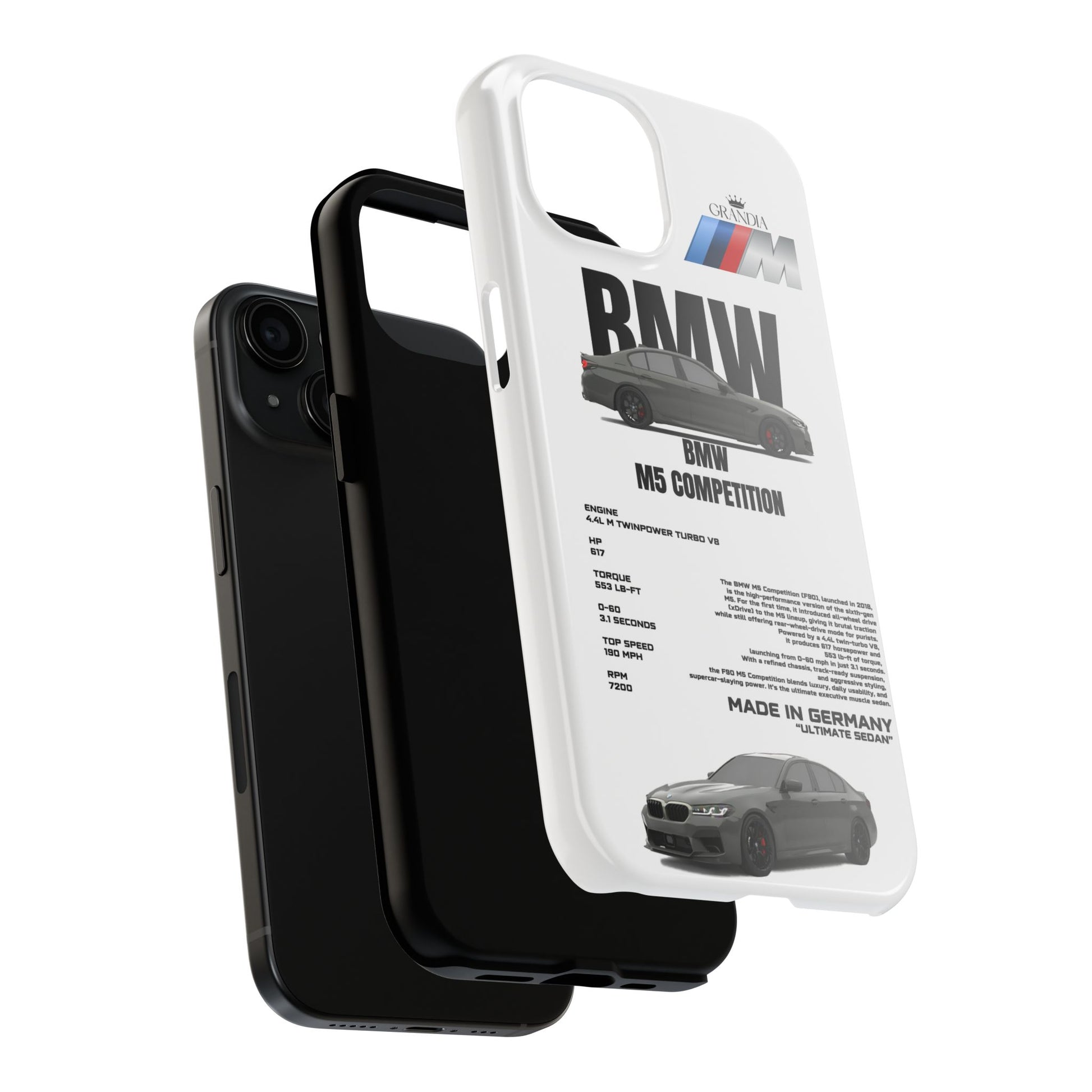 BMW M5 Competition Tough Phone Case