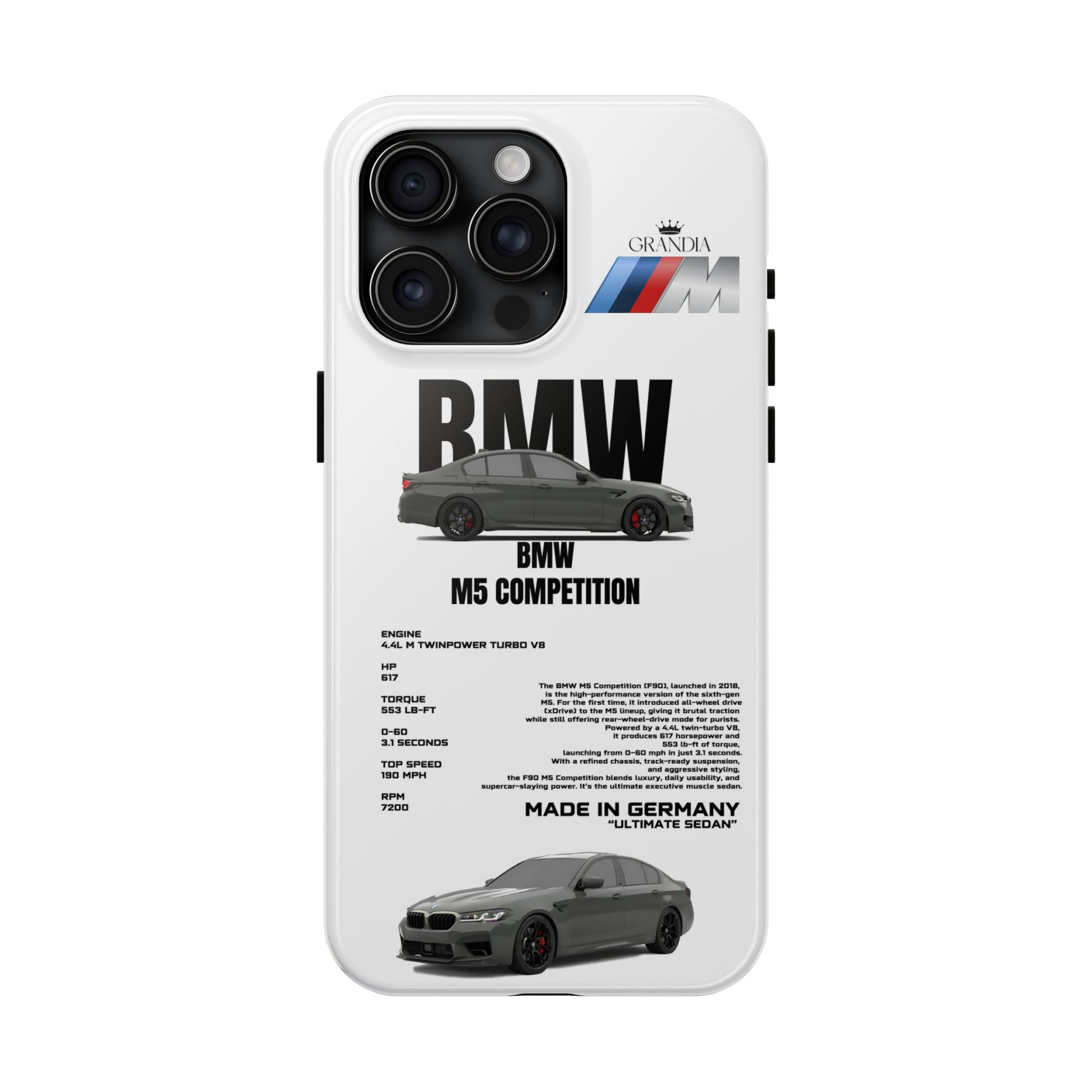BMW M5 Competition Tough Phone Case