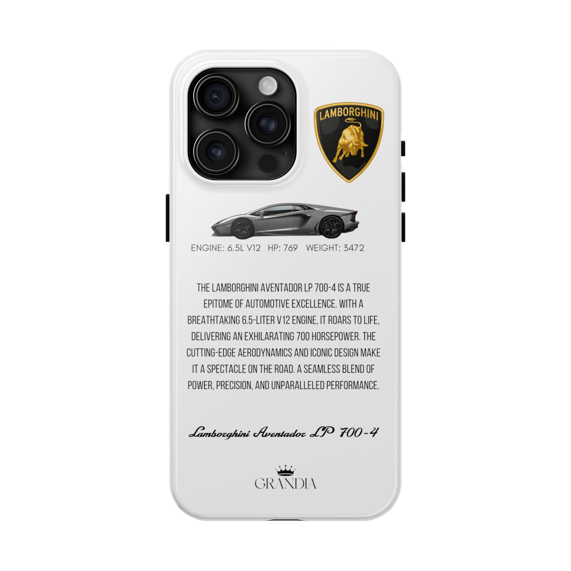 Lamborghini Aventador LP 700-4 Hard case