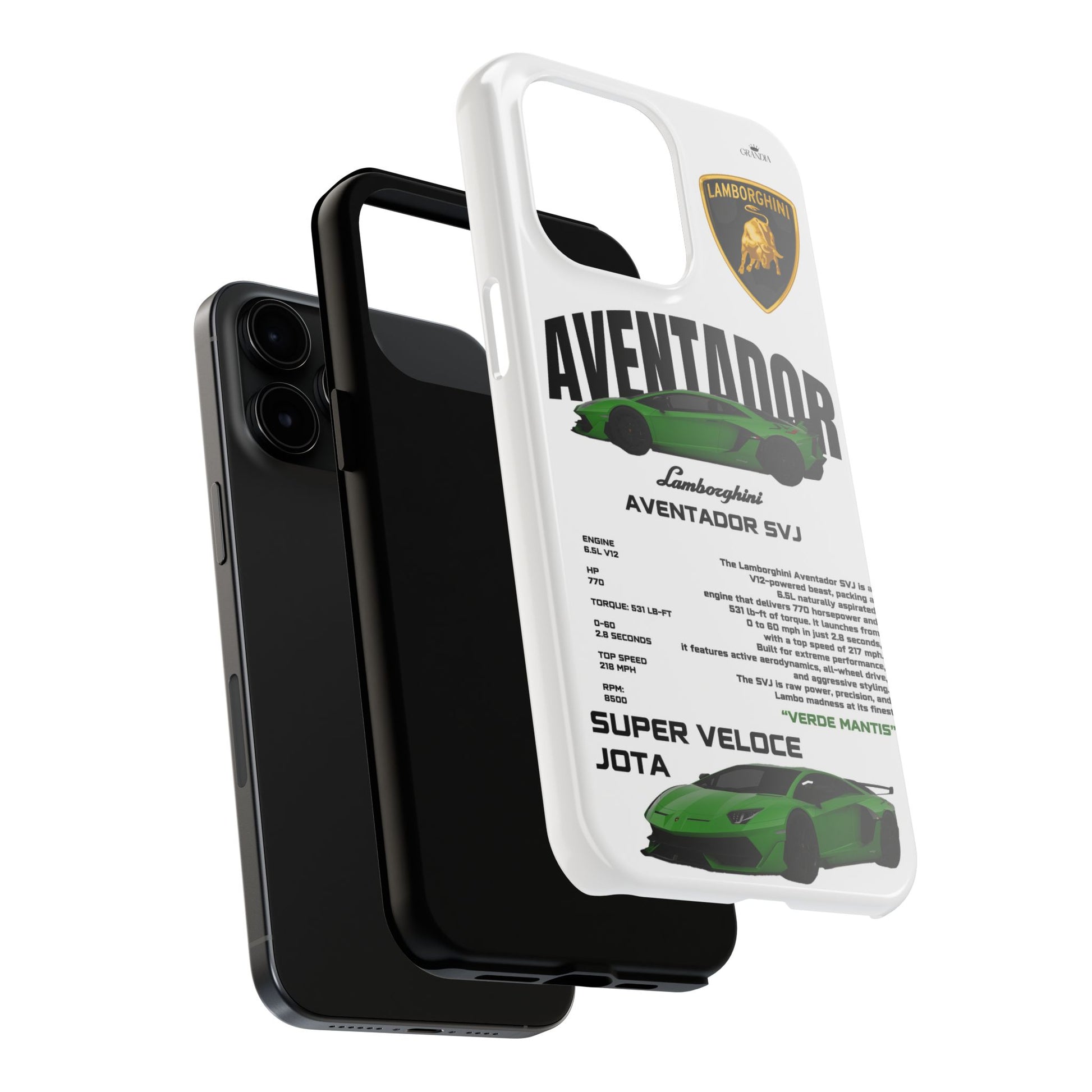 Lamborghini Aventador SVJ Tough Case (WHITE)