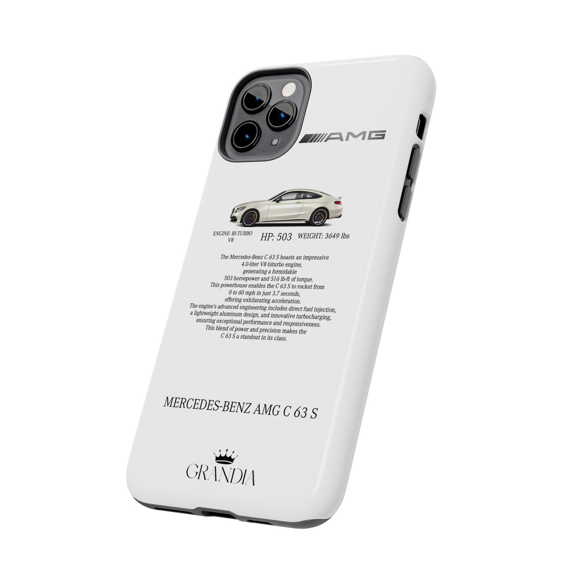 MERCEDES BENZ AMG C 63 S CASE