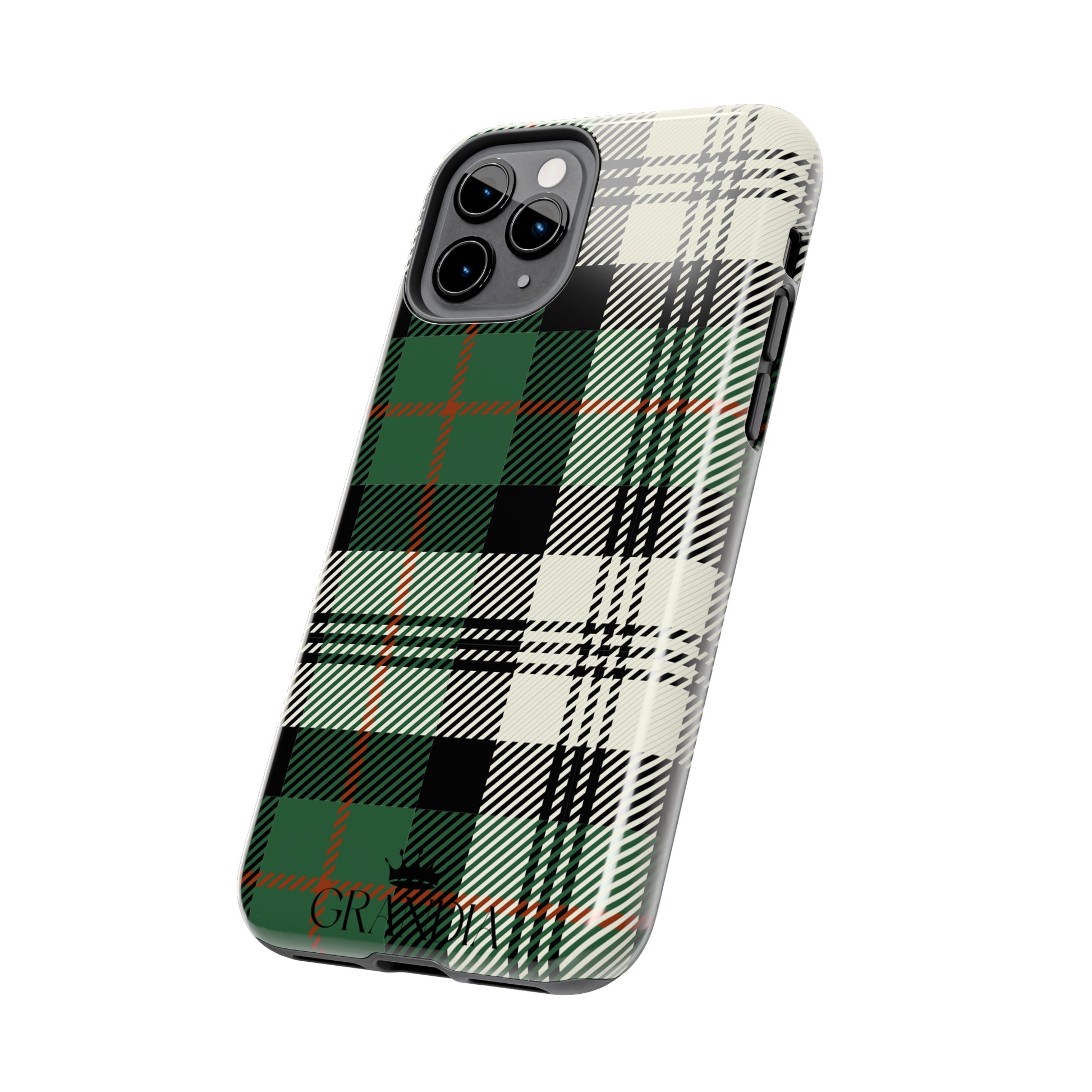 Forest Green Plaid Hard case