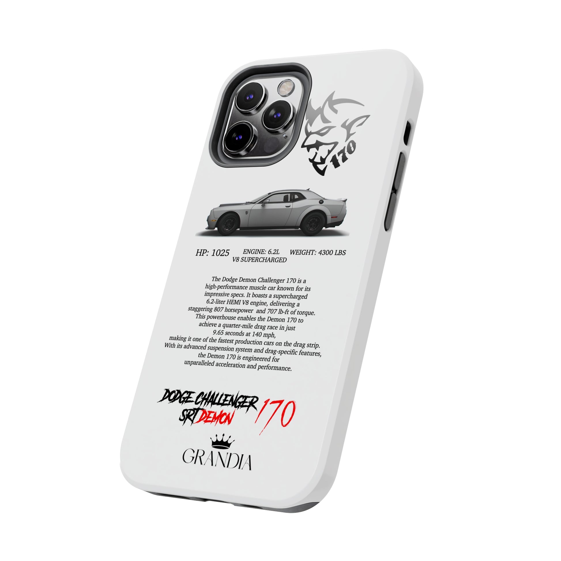 Dodge Challenger SRT Demon 170 Case