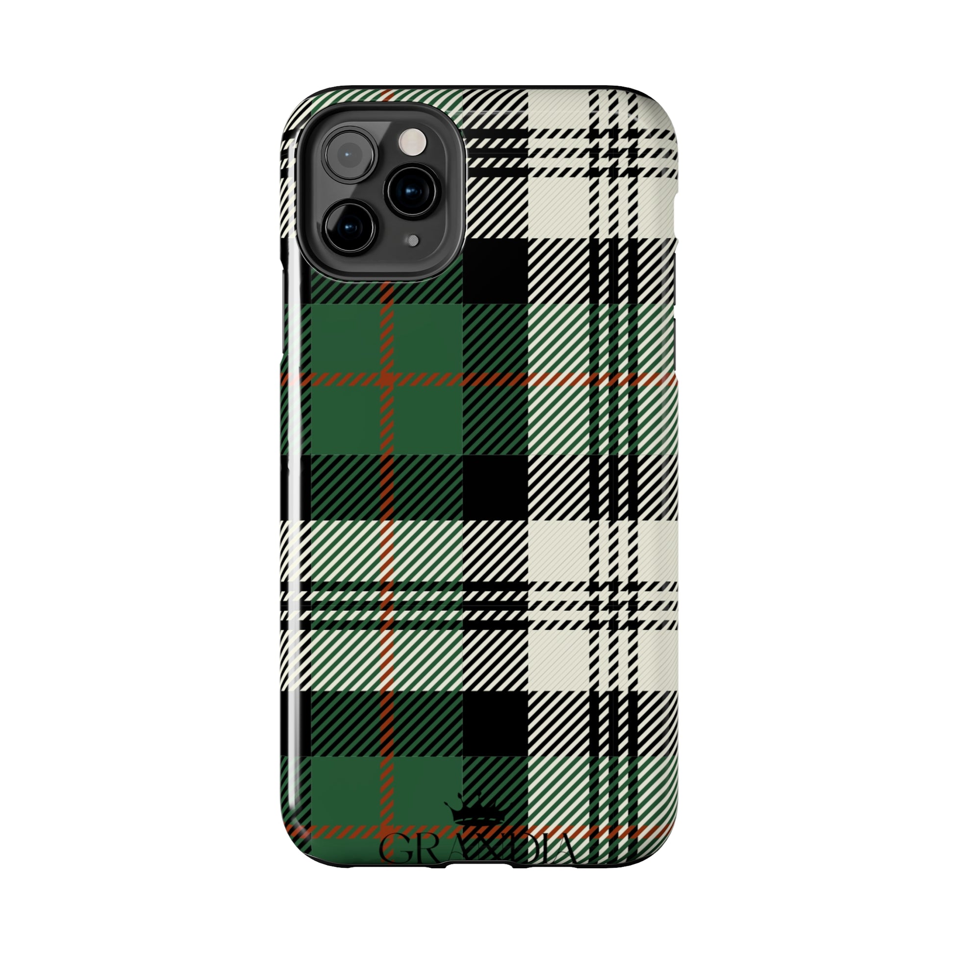 Forest Green Plaid Hard case
