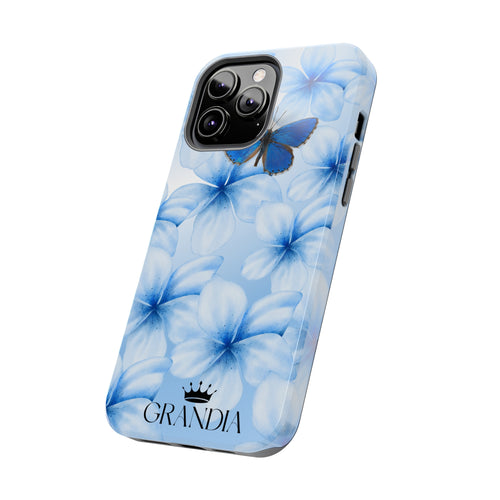Blue flower field Hard case