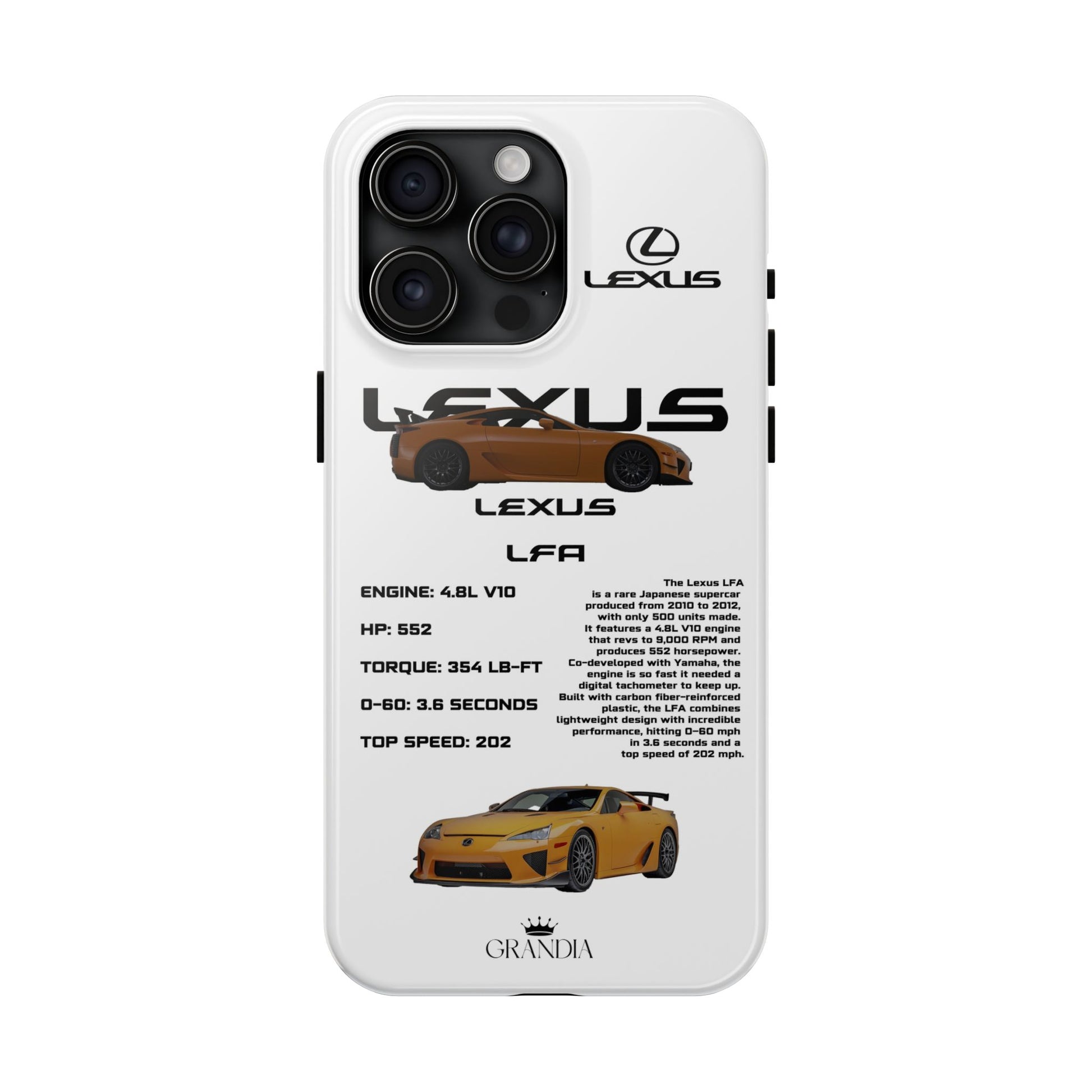 Luxury Lexus LFA Tough Phone Case