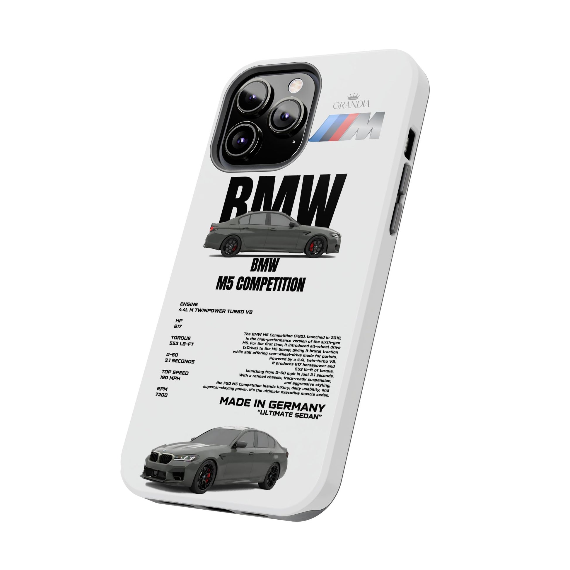 BMW M5 Competition Tough Phone Case