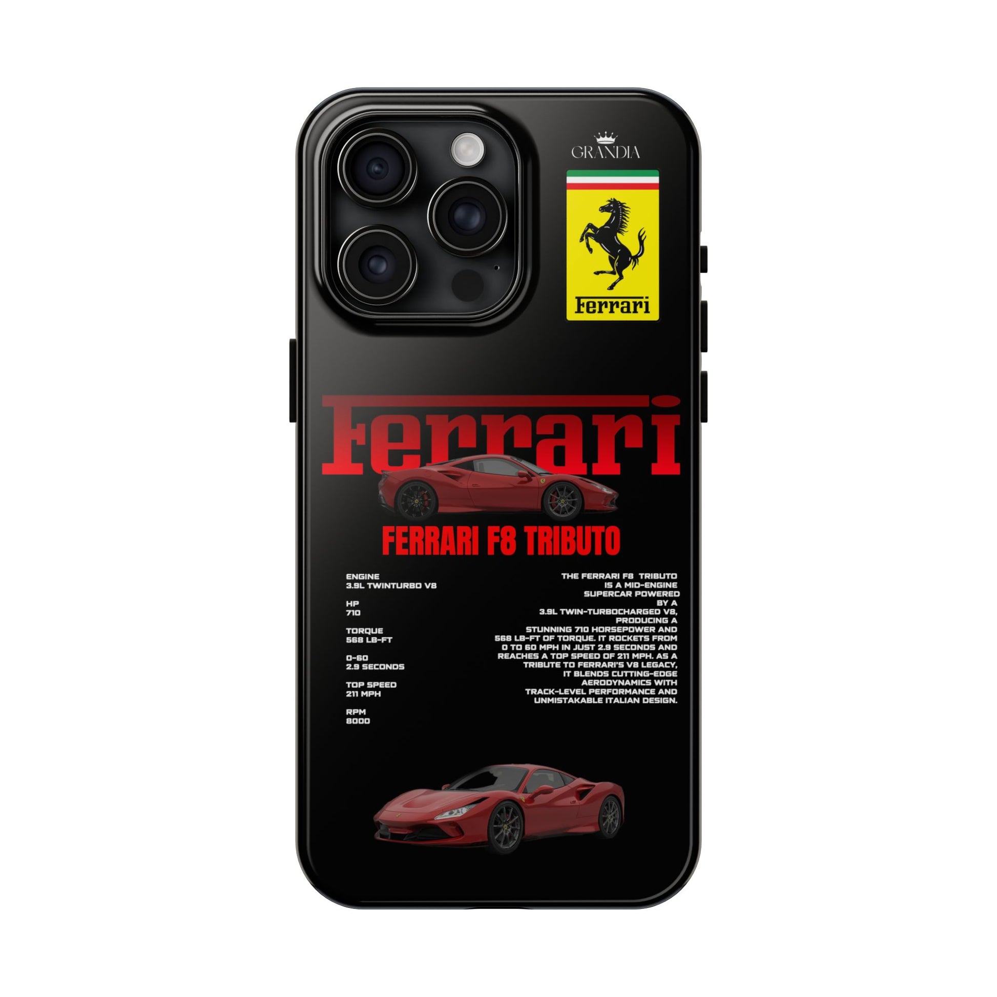 FERRARI F8 TRIBUTO Tough Case