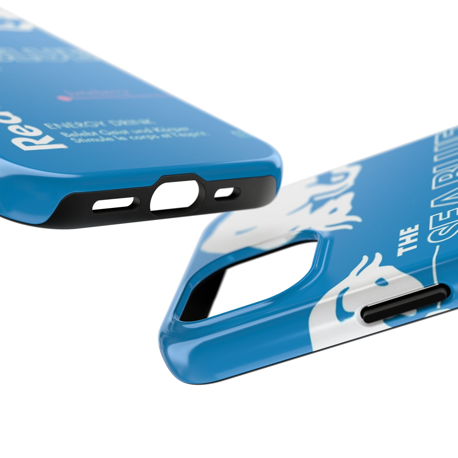Sea Blue Red Bull case