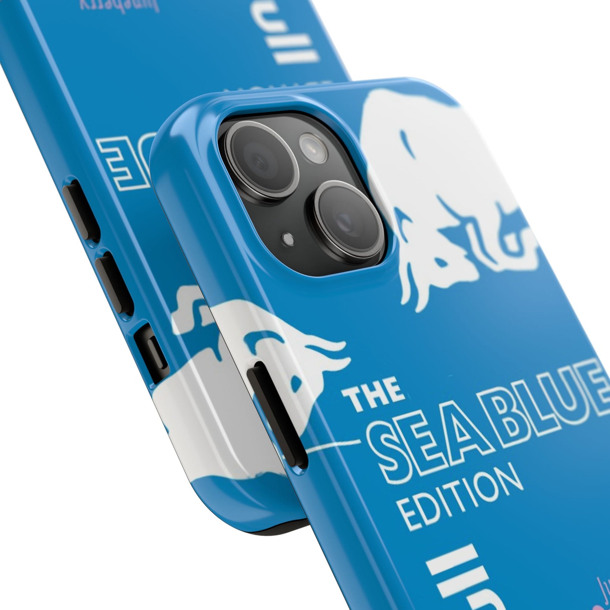 Sea Blue Red Bull case