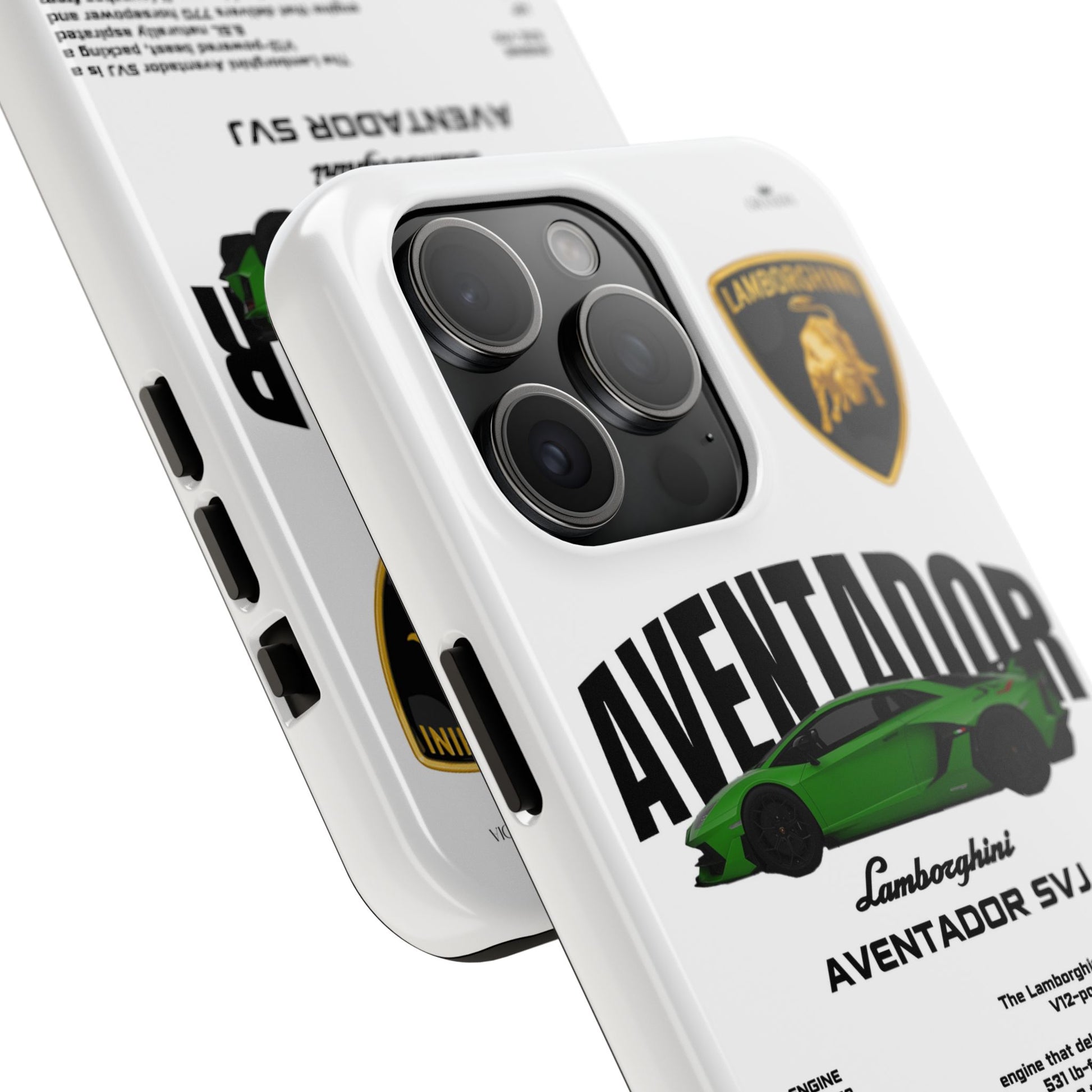 Lamborghini Aventador SVJ Tough Case (WHITE)